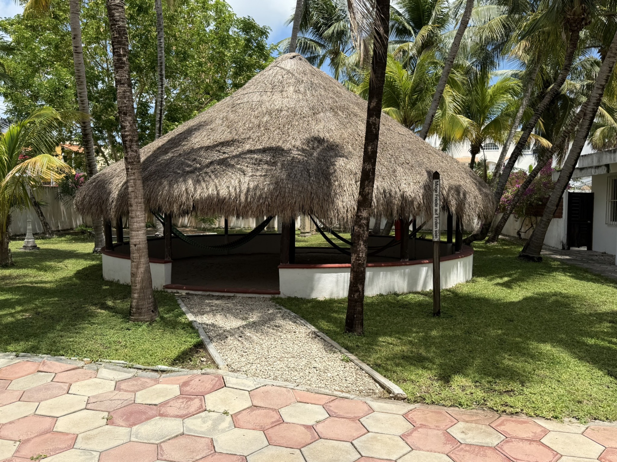 Hammock at Villas Shanti palapa